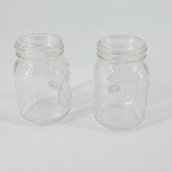 Golden Harvest Shot Drink Glass Jars Handle 2 oz Mini No Lids Set of 2 Kitchen - Picture 3 of 9